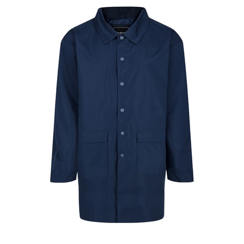 Bigdude Showerproof Longline Tailored Mac Navy